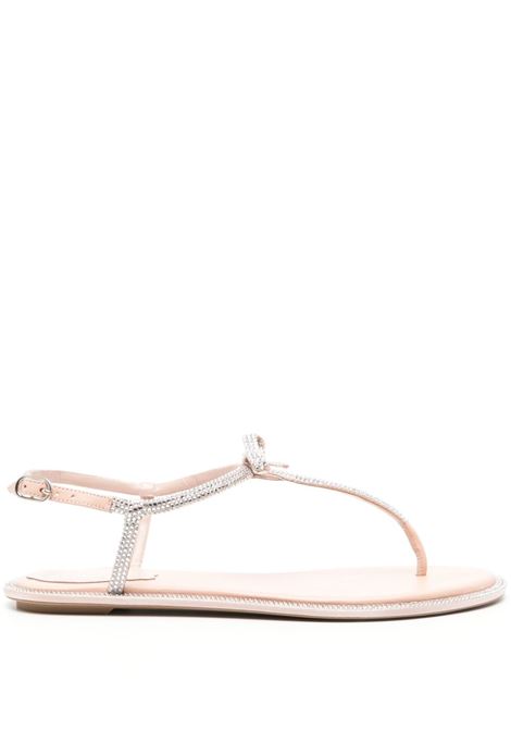 Silver crystal-embellished  Caterina sandals Rene caovilla - women